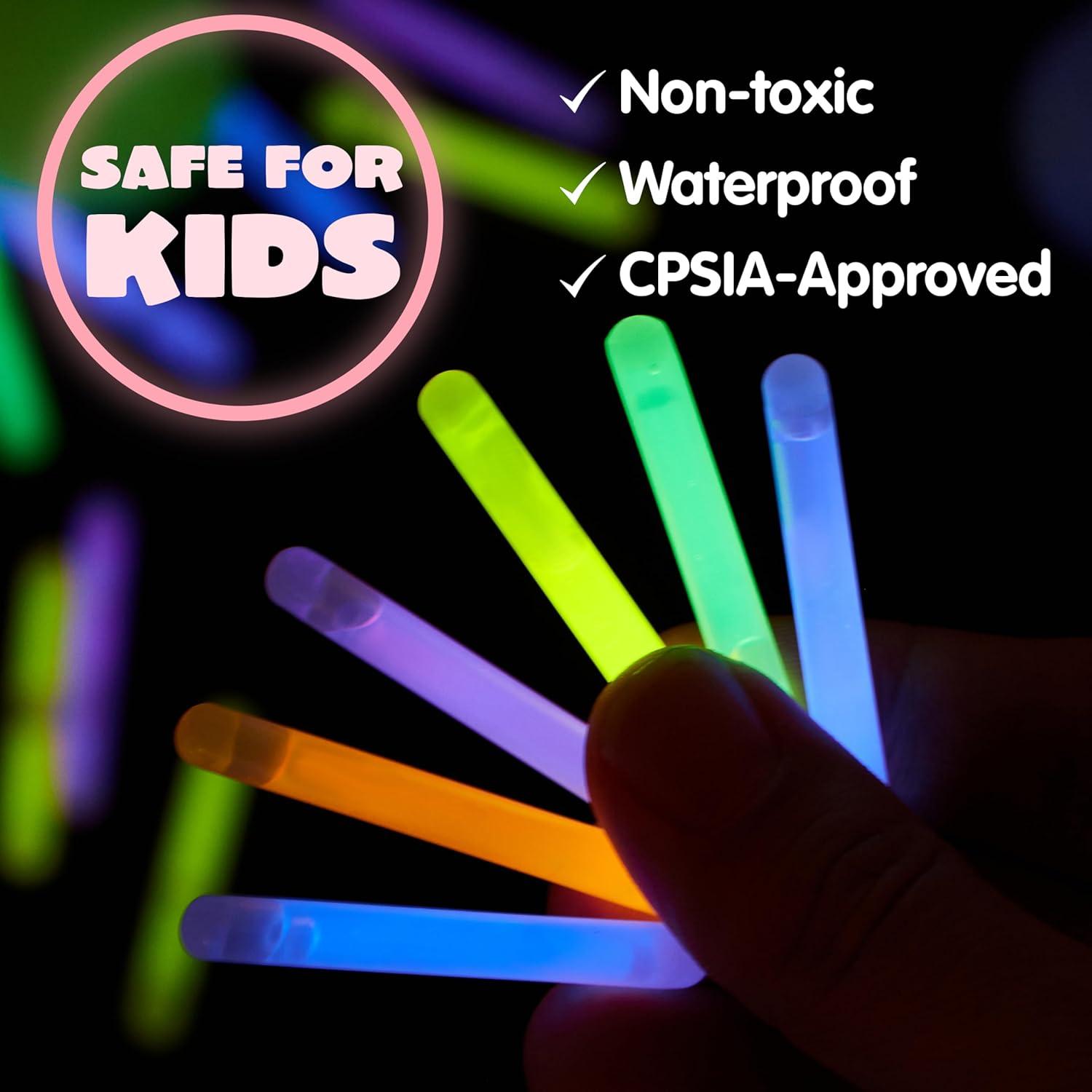 imageJOYIN 144 Pcs Easter Eggs with 288 Pcs Mini Glow Sticks for Kids GlowinTheDark Basket Stuffers Fillers Gift Easter Eggs Hunt Game Party Favors Classroom Decorations Supplies